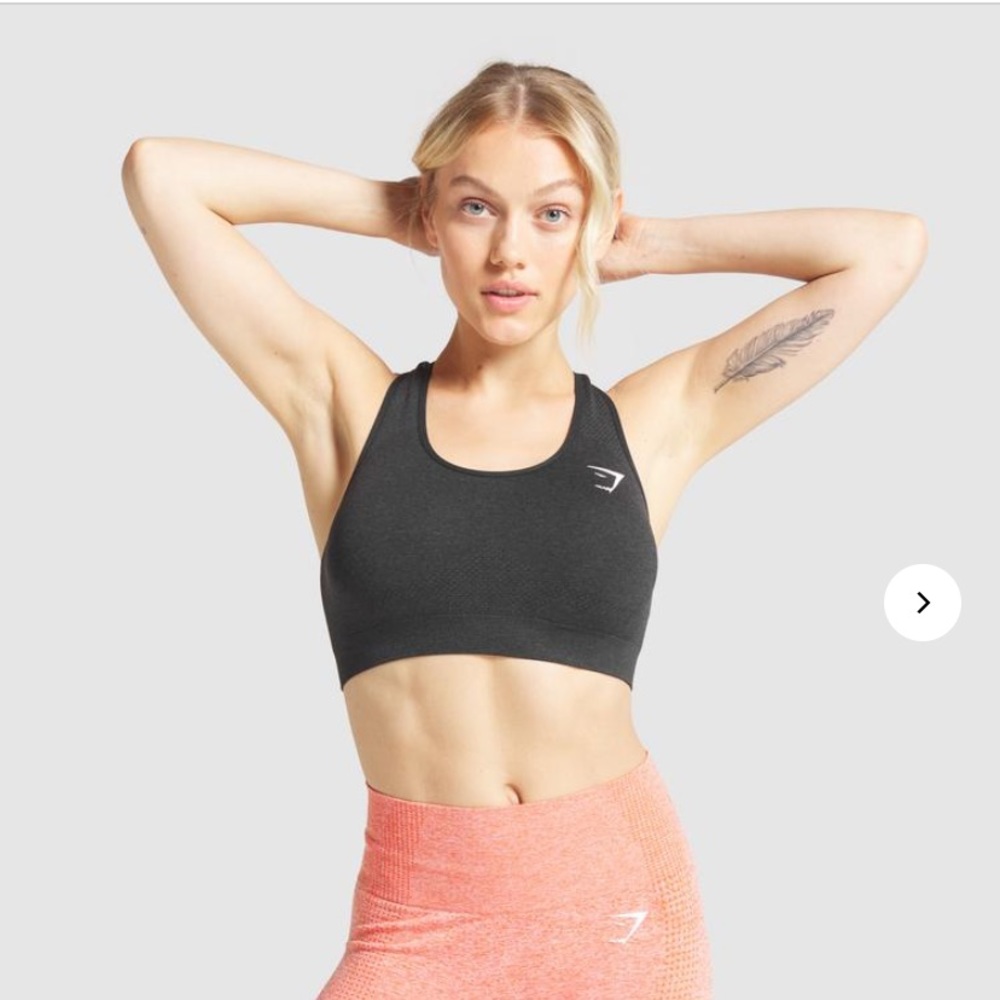 Vital seamless sports bra (black) NWOT